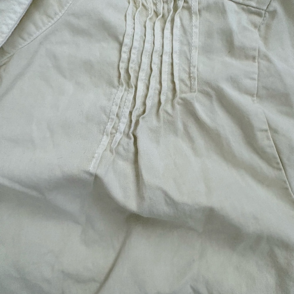 Free People Keep It Crisp Cotton Shortall – Pale Yellow (Tofu) – Size XL - Picture 6 of 7